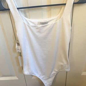 Aritzia white contour bodysuit, NWT